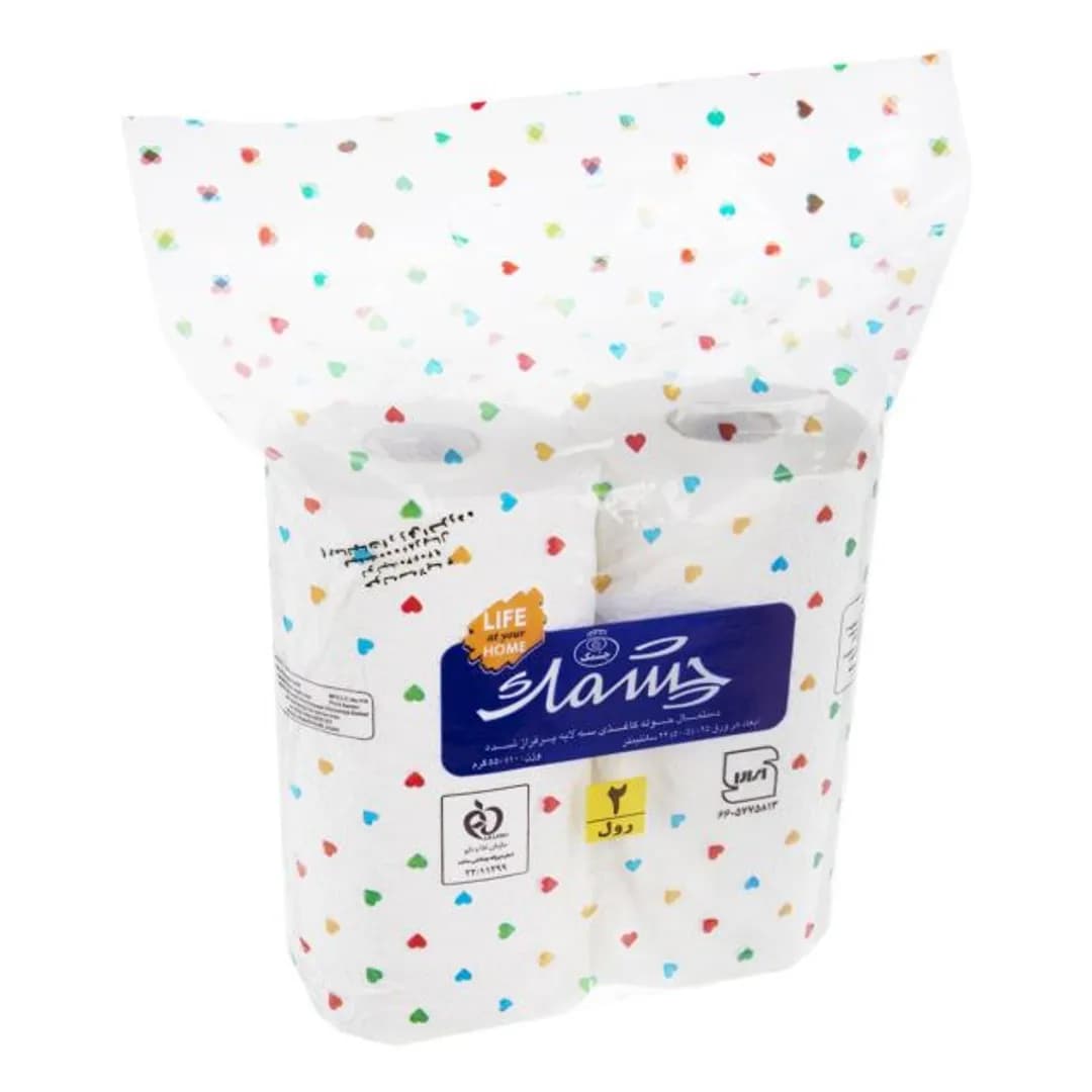 دستمال حوله طرح قلب محصول